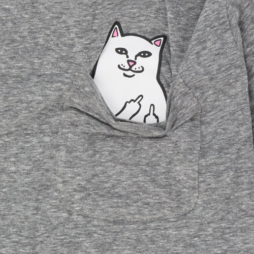 RIPNDIP Lord Nermal Pocket Tee (Heather Grey)